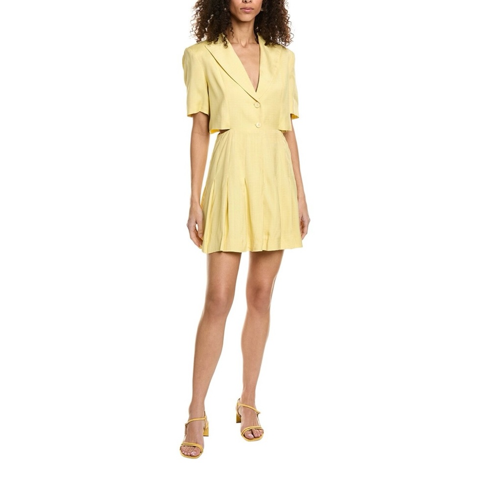 Sandro Cutout Waist Shirtdess